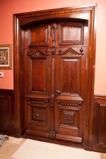 Custom Antique Library Doors (Exterior View)