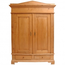 Neoclassical Pine Armoire, circa early 1800's