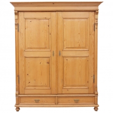 Large 19th Century Pine Armoire
