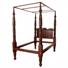 A Very Fine Antique Empire Four Poster Bed, c. 1825