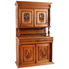 Rare French Buffet in Pitch Pine