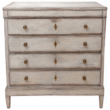 18th Century North German Painted Commode or Chest of Drawers