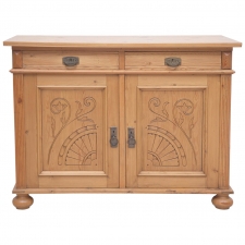 Jugendstiel or Art Nouveau Cabinet in Pine
