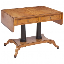 Birch Writing Table from the Estate of Swedish Architect Alfred Grenander
