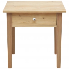 Custom Pine End Table or Nightstand in the Northern European Jugendstil Style