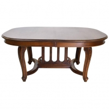 French Belle Epoque Coffee Table in Walnut, circa 1890