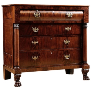 Empire chest of shop drawers
