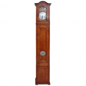 19th Century French Country Long Case Clock