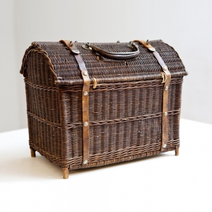 Vintage French Wicker Basket