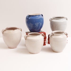 Collection of Antique Confit Pots