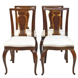 Set of Four Dining Chairs in Rosewood, c. 1910