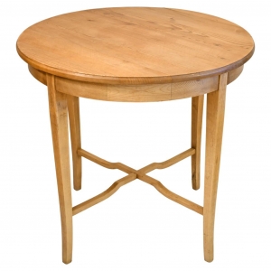 Small Antique Scandinavian Round End/ Side Table in Pine, Denmark, circa 1920