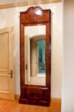 Christian VIII Floor Mirror in Mahogany, c. 1850