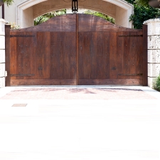 Custom Millwork -  Cumaru Entrance and Pedestrian  Gates