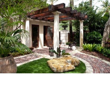 Custom Millwork -  Pergola with Antique Wood Beams