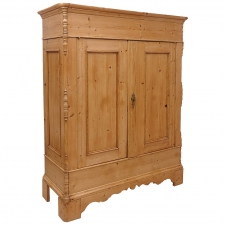 North German Pine Armoire, circa 1830