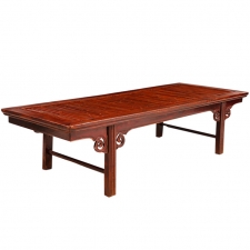Chinese Bamboo and Elm Bed, c. 1880