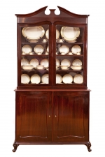 French Bookcase/ Cupboard in Rosewood, c. 1850