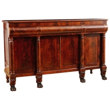 American Empire Sideboard in Mahogany, c. 1830