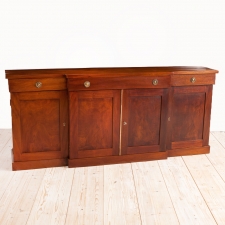 Regency Style Sideboard in Mahogany with Brass Pulls, first quarter 20th Century