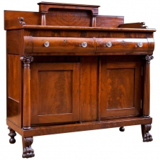 American Empire Sideboard in Mahogany, c. 1820