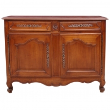 18th Century French Louis XV Walnut Buffet