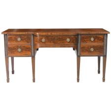 English Manor House Georgian Huntboard in Figured Mahogany, circa 1780