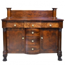 Classical American Empire Sideboard in Mahogany, circa 1830