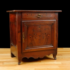 18th Century French Cabinet in Walnut with Inlays