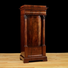 Antique Pedestal Cabinet in Mahogany