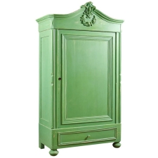 Painted Pine Armoire, Northern Germany or Denmark, circa 1850