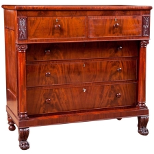 Antique Federal Chest of Drawers in Mahogony, American, c. 1815