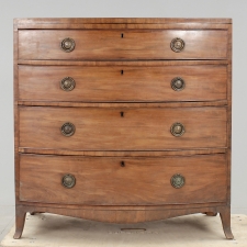 English Bow Front Chest of Drawers c. 1810