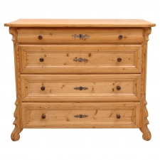 Louis Philippe Pine Chest of Drawers, circa 1850