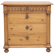 19th Century Swedish Chest of Drawers in Pine