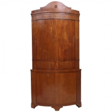 Empire Corner Cabinet in Mahogany