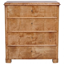 Biedermeier Chest of Drawers in Birch