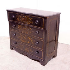 English Tolle Chest of Drawers with 4 Drawers, c.1880