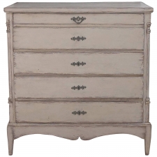 Painted Scandinavian Chest of Drawers, circa 1790