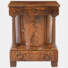 North German Biedermeier Cabinet or Console in Mahogany, circa 1825