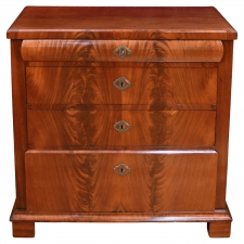Antique Empire / Biedermeier Chest of Drawers in West Indies Mahogany, circa 1825