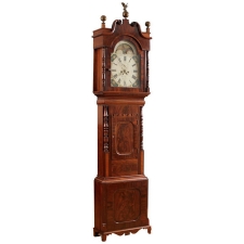 English Tall Case Clock by George Slater in Mahogany, c. 1830