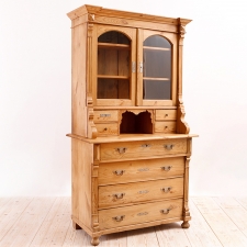 Cupboard or Bookcase in Pine, circa 1880