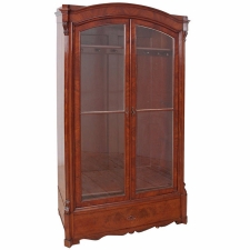 Louis Philippe Vitrine or Bookcase in Mahogany, c. 1850