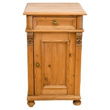 Antique Austro-Hungarian Pot Cupboard or Nightstand in European Pine, circa 1880