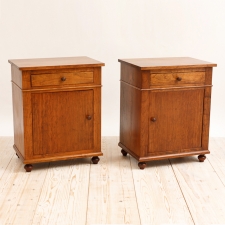 Pair of Custom Nightstands in Cherry