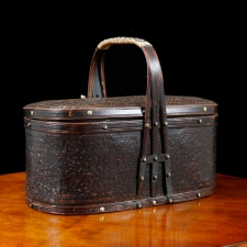 Antique Rattan Basket