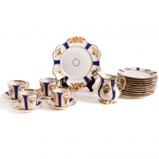 20 Piece German Porcelain Tea Service