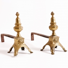 Andiron Set in Bronze