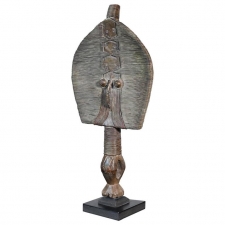 Traditional Primitive Tribal Art Bakota Reliquary Figure from Gabon, Africa